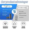 40 PCS Tire Repair Rubber Nails Kit With 2 Sizes, Tire Repair Kit – Fast Self-Service Tire Repair Tools, With Box And Screwdriver, Suitable For Car
