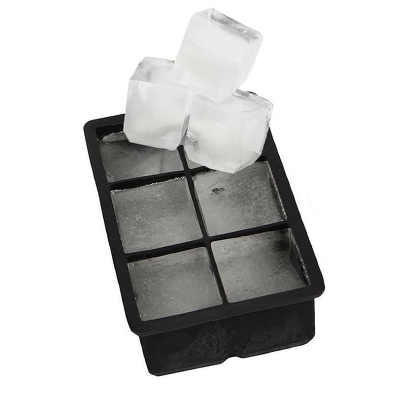 4-Cavité Large Silicone Boisson Ice Cube Pudding Gelée Savon Moule Moule Plateau Outil