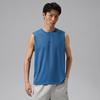 Tank Tops Men's Blue Crew Neck Moderate