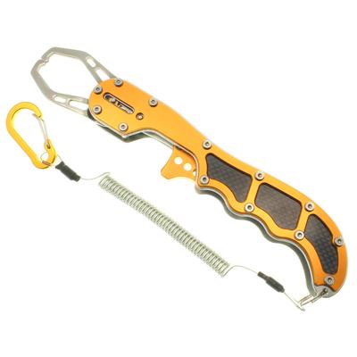 1091 Fisk Kolfiber Fiskgripare (Iregui) Grepp, Pistolformat (Guld)