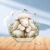 White Lambs Design, Unique Creative Office & Home Desktop Decor, Christmas Gifts, Festive Tabletop Display, Nurseries, Home Desk Living Room Acrylic