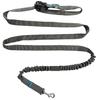 Dog Leash with Shock Absorber 480cm GRAPHITE Adjustable HandsFree Made In Poland