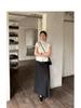 TG Soft Korean Lyocell A-line Slimming Skirt, Spring 2026 Drape Long Style
