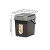 Tea Residue Bin Wastewater Container, Wet and Dry Separation, Office, Room Grey 7L