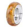 Fingertip Ring Toy Stainless Steel Fingertip Anxiety Ring Handheld Fingertip Toy for Office Amber