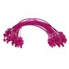 Dental Napkin Clip Safe Exquisite Stress Relieving Flexible Plastic Dental Bib Clip for Dentistry Purple