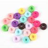 15mm Simple Round Artificial Cereal Donut Resin Cabochon for Crafts and Souvenirs Food-Themed