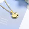 Temperament Fashion Love Necklace Female Cold Wind Stacked Wear Simple Round Card Pendant Collarbone Chain Female Models for Girlfriend Gift