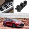 Black Window Control Button Assembly for Driver Door Replacement Work, Left Door Position and Part Number Reference 8482033230 8482012491 for