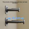 Two Commercial Clothes Hanger Storage Racks, Adjustable Length, No Need for Punching, Solid Material, Simple Style, Saving Space. Household Hangers