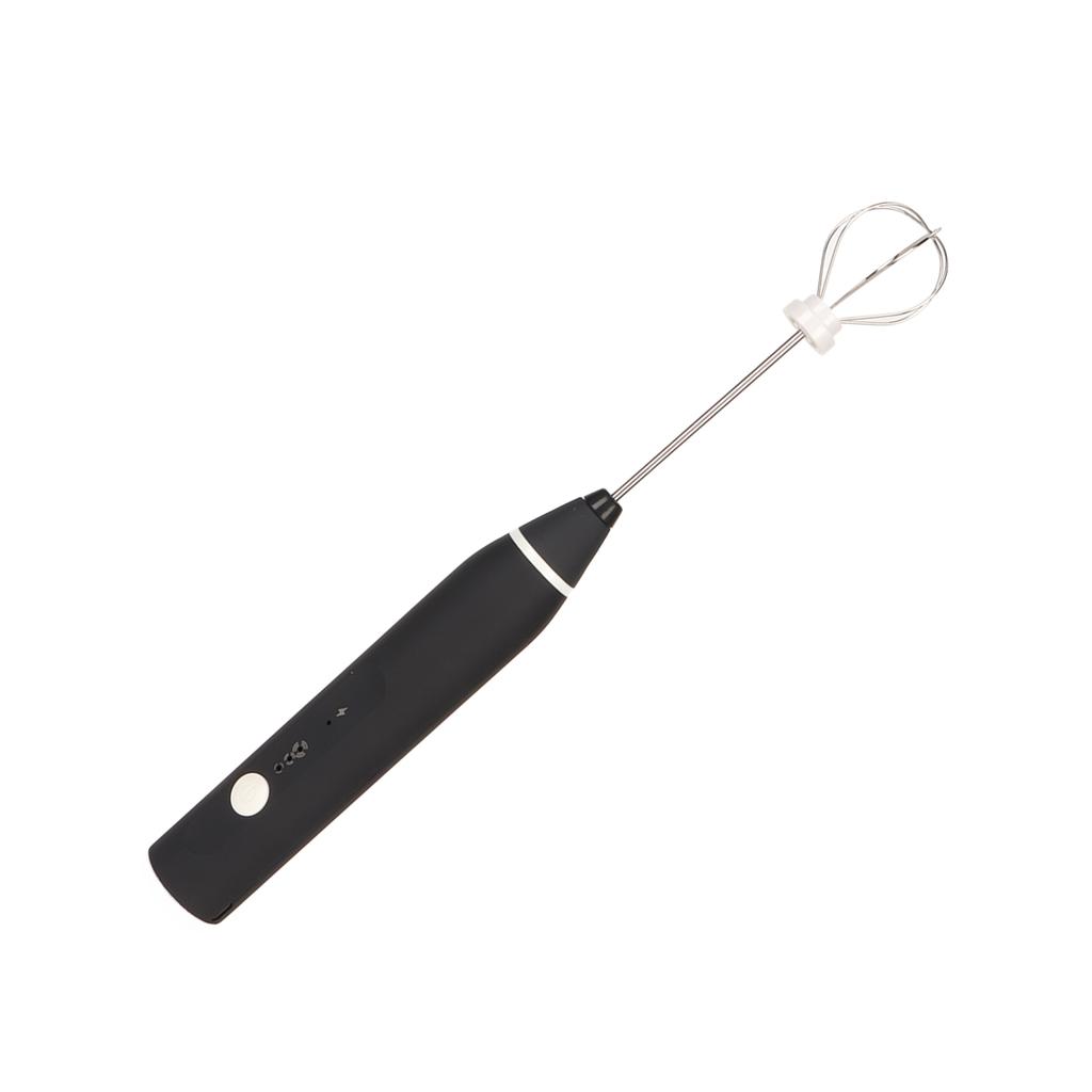 Rechargeable Milk Frother 304 Stainless Steel Handheld Foam Maker Cordless Electric Whisk Drink Mixer