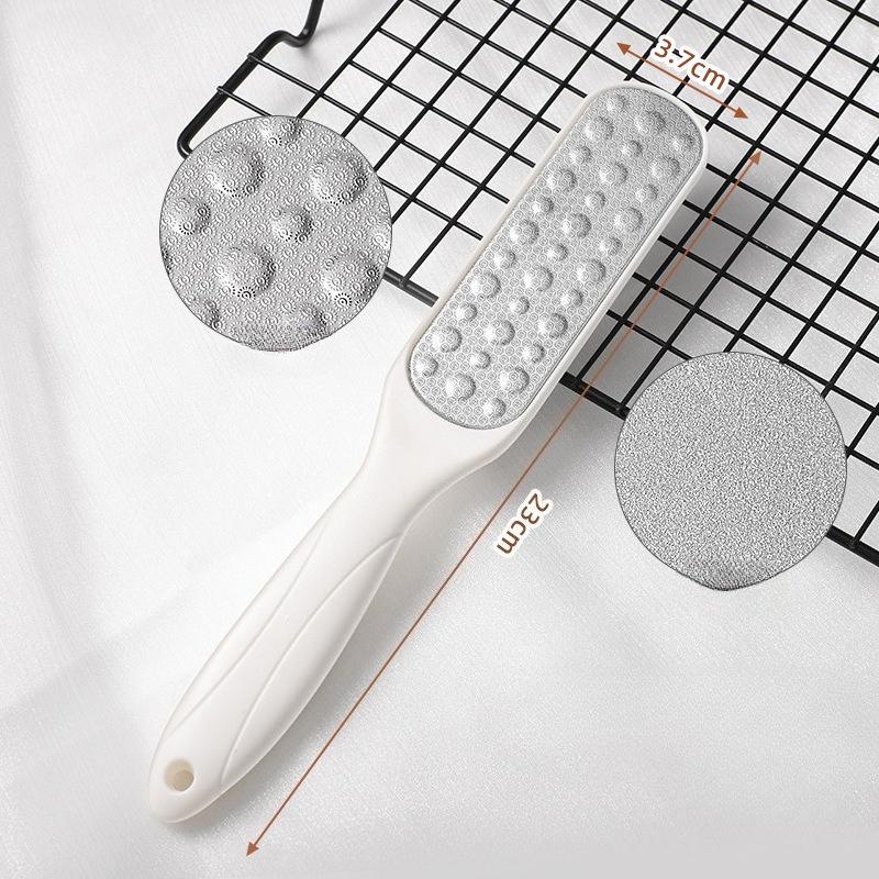 Stainless Steel Double-Sided Footplate for Easy Dead Skin Removal and Callus Peeling