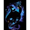 Disney Diamantmalerei Aladdin Silhouette Kunst Illustration Mosaik Stickerei Diamantmalerei Kreuzstich Heimdekoration 5D DIY