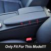 For Mercedes Benz C Class W204 2007-2014 Car Accessories Console Stowing Tidying Armrest Box Cover Carbon Fiber Pattern Stickers