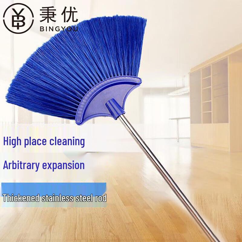 Bingyou Extendable Long Handle Ceiling/Roof Broom