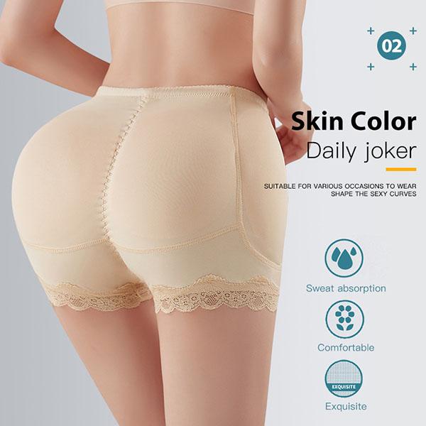 Bragas cortas acolchadas para mujer, bragas inferiores sin costuras, lencería push-up, ropa interior para mujer, bragas para glúteos