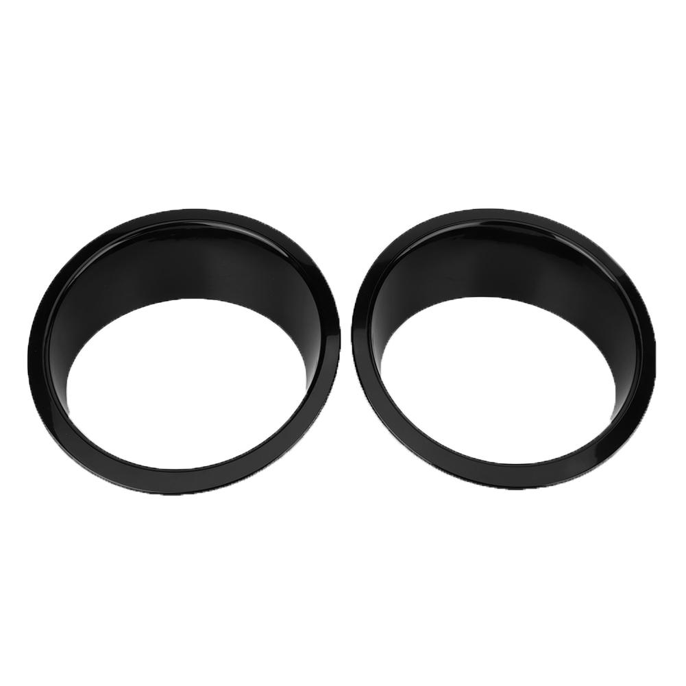 1 Pair Car Front Headlight Lamp Cover Trim Fit for   2007-2017