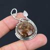 Mothers Day Sale 925 Silver Natural Crazy Lace Agate Anniversary Pendant Jewelry