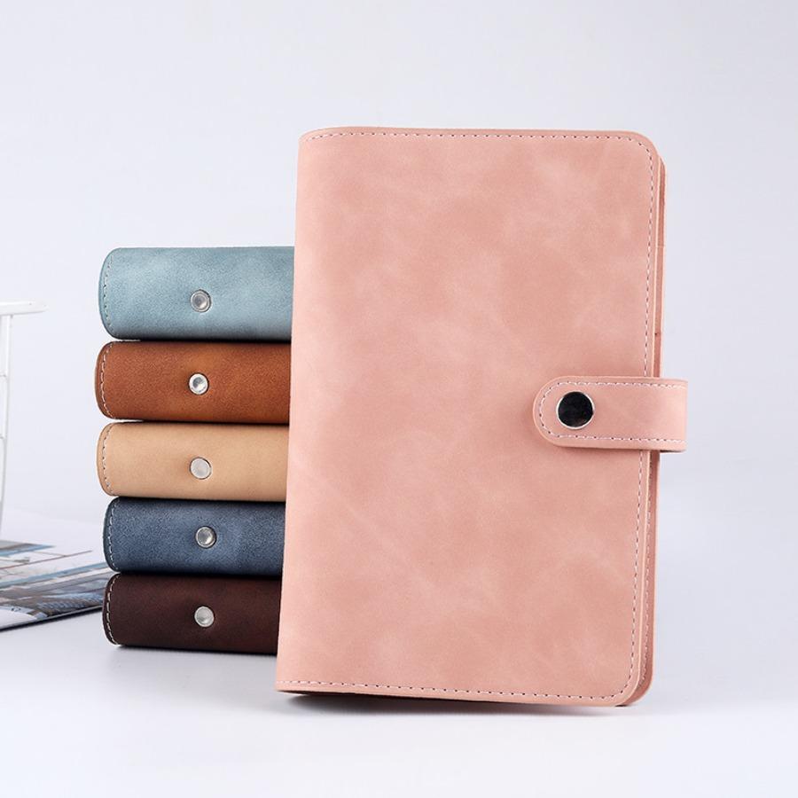 1pcs Loose-leaf Shell + 6pcs Zipper Bag, Deposit Book, Loose-leaf Note Multi-functional Storage Book, Accounting Plan Book