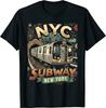 Retro NYC Subway Train - Urban City Vibes Design T-Shirt