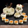 Ru kiln Qingshan lazy tea set, a full set of business kung fu tea set, office holiday gifts can be ordered