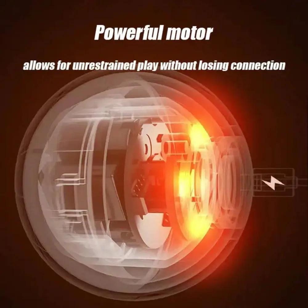 1Pcs Pet Gravity Intelligent Rolling Ball Cat Toy To Relieve Boredom Self Hi Cat Teaser Stick Kitten Charging Cat Teaser Ball