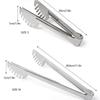Thickened Stainless Steel Double-Tooth Food Tongs