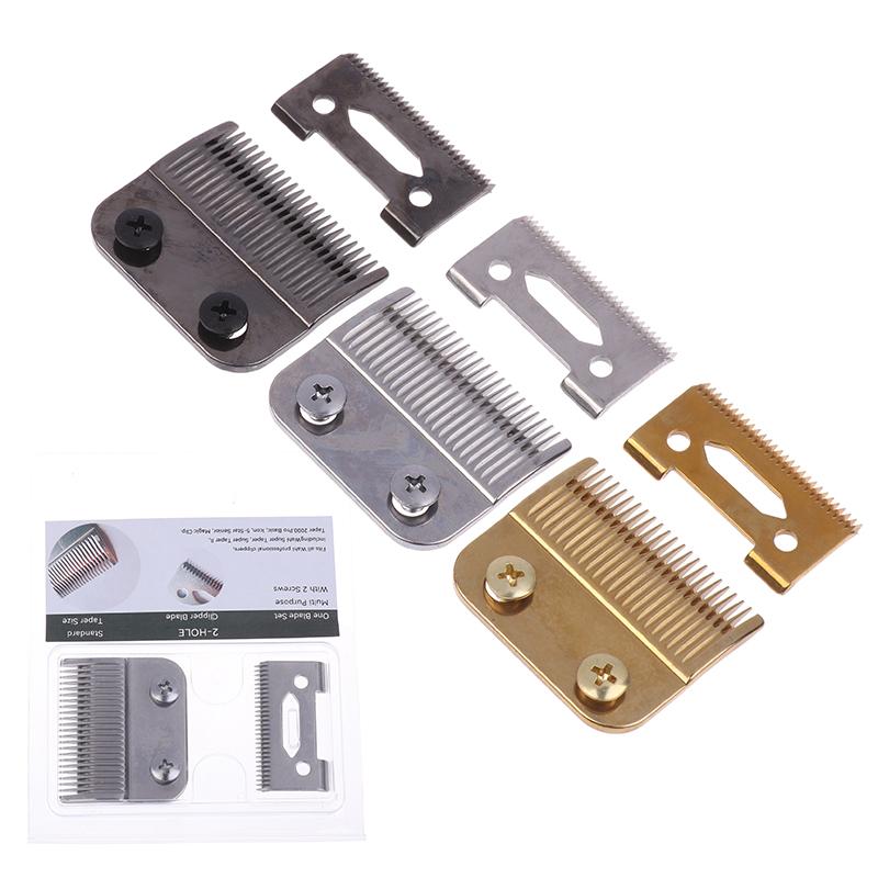 Professional Replacement 2-Hole Clipper Blade Compatible With Cordless Magic Clip 808 Hair Clippers