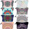 Trendige Vintage Mandala Blume Kosmetiktasche Handtasche Für Reisen Polyesterfutter Verschiedene Farboptionen