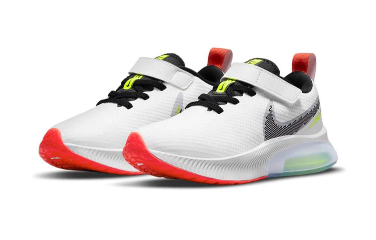 Nike Air Zoom Arcadia Low Top Running Shoes White Black Red Children Aged 3 7 Years Old CK0714-103