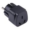 Portable Three-hole AU To EU Plug Socket Power Adapter