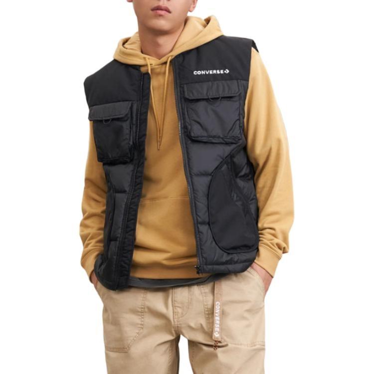 Converse Down Vest Asia Sizing 'Black' Men's 10021979-A01