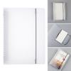 Non-punchable Ring Binder Cover A5/A6/A4/B5 Hard Shell Gift File Sorting Organizer Case