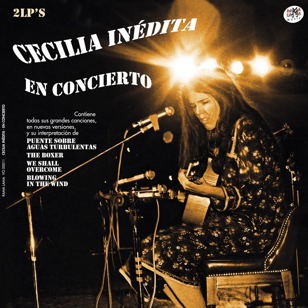 

LP Record CECILIA INEDITA - En Concierto BLANCO Y NEGRO 2011 Folk