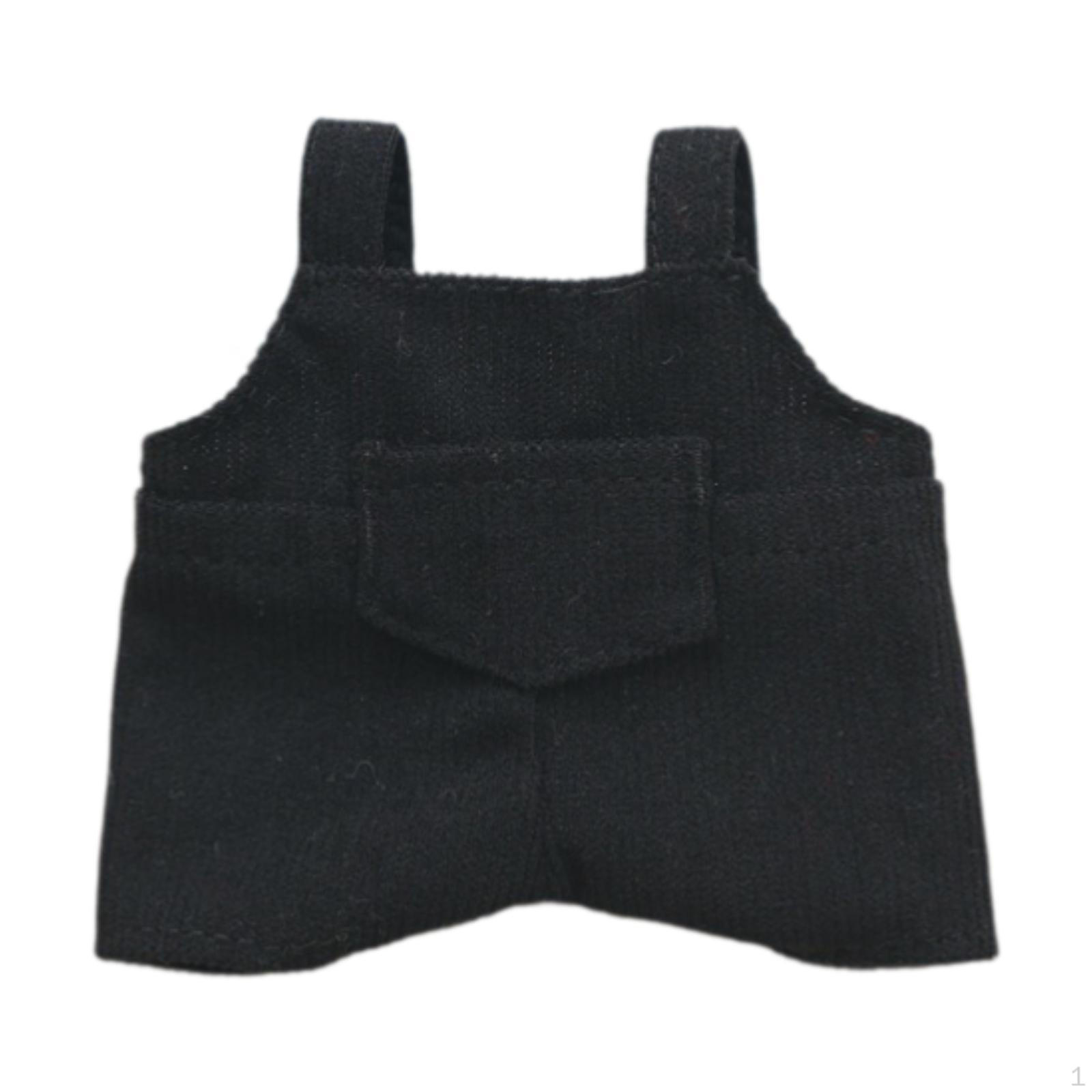 

Комплект одежды для кукол с подтяжками для кукол-мальчиков ростом 17 см, подходит для различных мероприятий чёрный