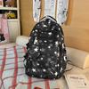 Schoolbag Cute Little Fresh Stars Large Capacity Junior High School Student Schoolbag Grade 1-1 Backpack Computer Bag Female