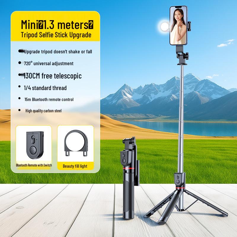 Bluetooth selfie tyč: Přenosný teleskopický stativ pro fotografování mobilním telefonem a živé vysílání