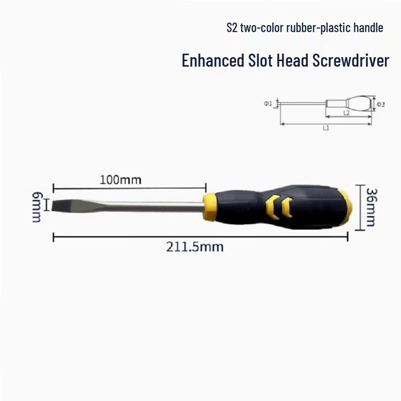 Nannuo Industrial Flat-Head Magnetic Screwdriver