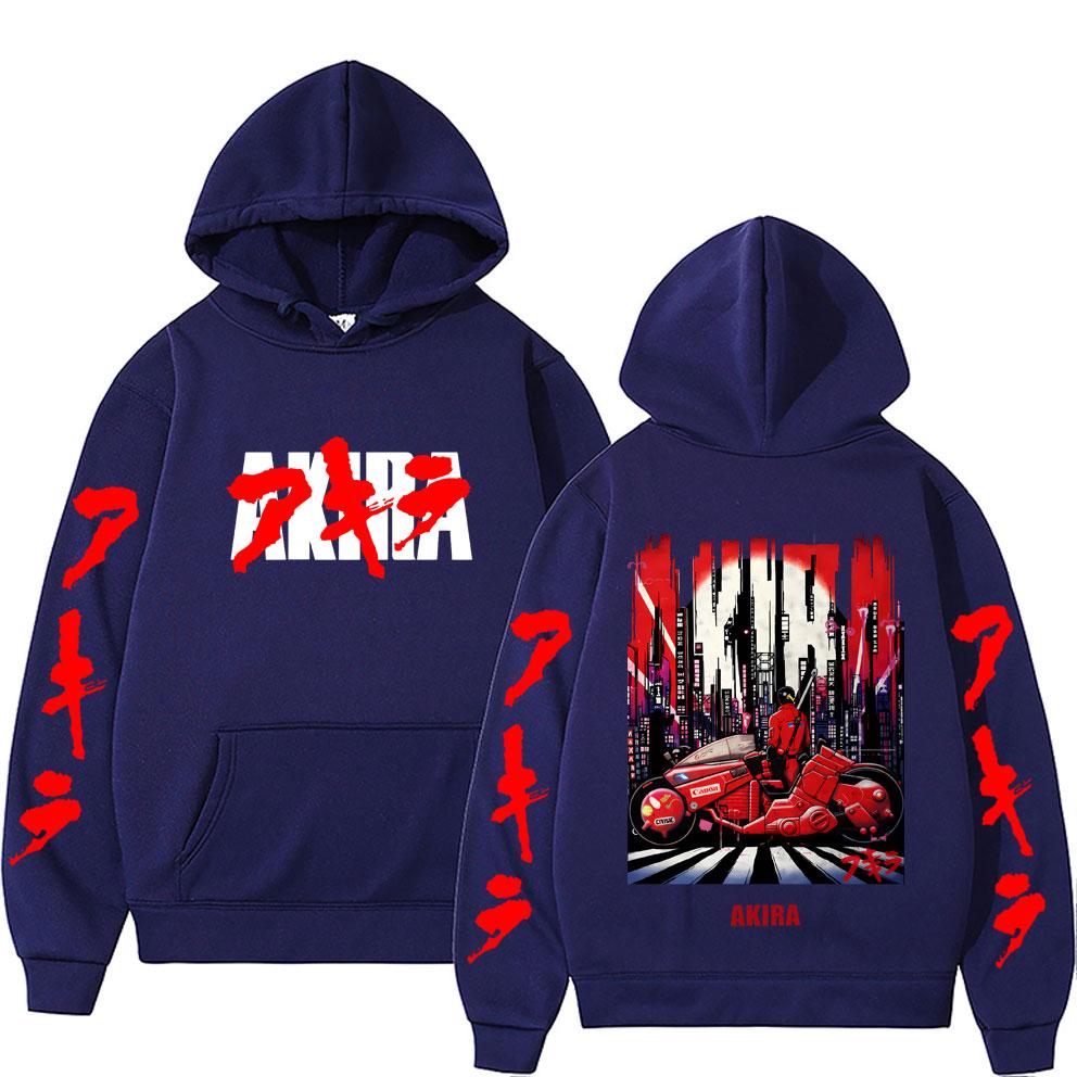 2026 Akira Anime Hoodie Unisex Neo Tokyo Biker Graphic Pullover Sweatshirt Classic Cyberpunk Manga Fan Men Women Casual Street Tops