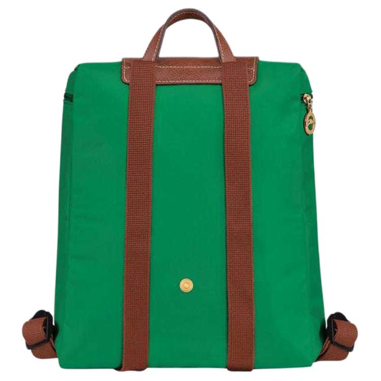 Longchamp Le Pliage Original Rucksack Damenrucksack Gold Grün 1699089P88