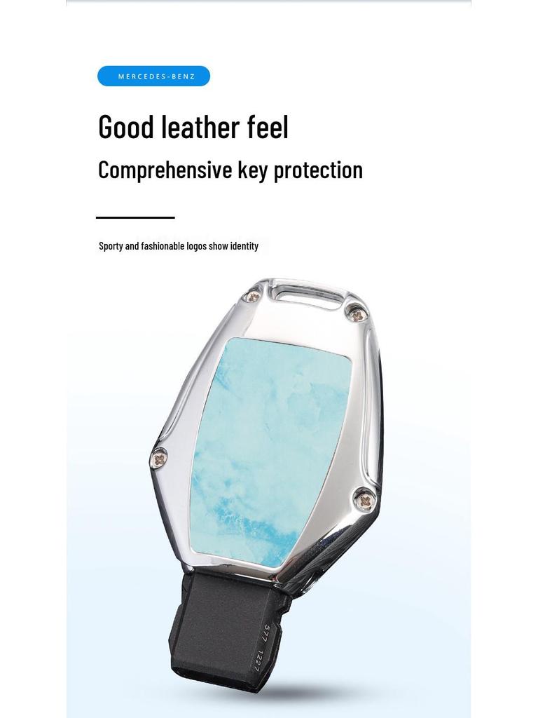 Mercedes-Benz Key Case for GLA200, GLC260L, C-Class, GLS, CLA200 - Full Coverage Shell