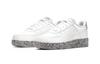 Nike Air Force 1 Pelle Marmo Basse Scarpe da Skateboard per Bambini Bianco Grigio Bambini Età 3 7 Anni DB4597-100