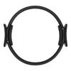 Fitness Cirkel Flexibele Pilates Ring met Antislip Rubberen Handvatten voor Benen Rug Armen Borst Workout Zwart