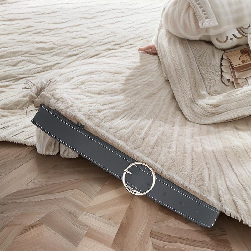 Chic Women's Simple Gold Buckle Waist Belt Elegant Pu Fabric For School And Everyday Wear