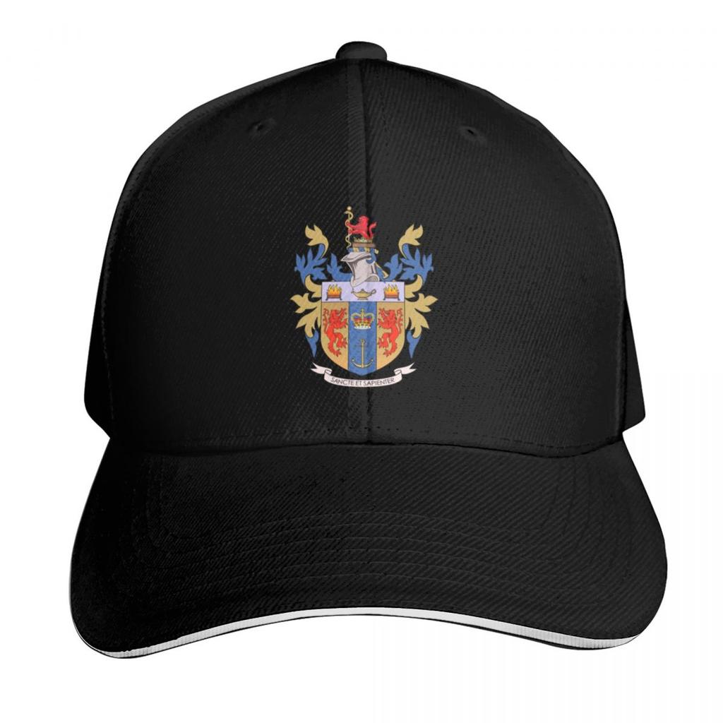 Kings College London Seal Baseball Cap Sunscreen Golf Hat Genuine Black Luxury Hat Hats Unisex Womens