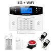 Wireless Smart LCD Display Gsm Wifi Home Alarm System Digital Security Burglar House GSM ALARM SYSTEM Auto Dialer