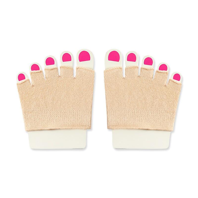 Summer Forefoot Socks, Non Slip Socks, 1 Pair And A Half Socks