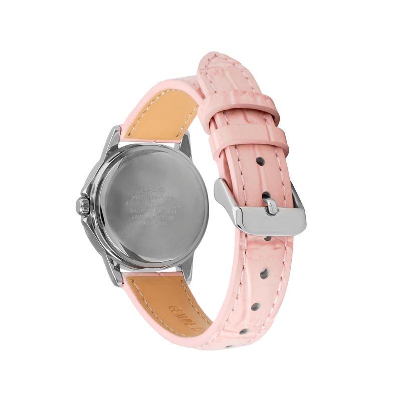 Casio STANDARD Series ENTICER Series Business Quartz Movement Leather Strap Japanese and Korean Women's Watch Pink Dial LTP-1391L-4AVDF