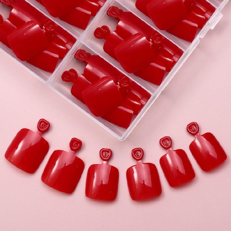 Short Press On Toenails For Women 120pcs Artificial False Toenails Acrylic False Toe Nail Set With Application Tools