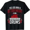 I'm With The Drummer Drums And Drumming T-Shirt